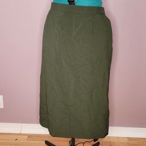 Liz Baker Green Pencil Skirt - Size 16